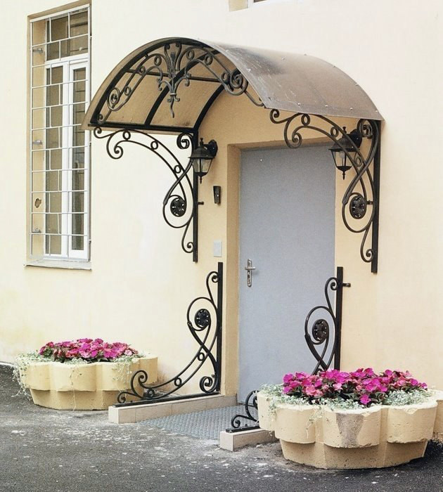 Wrought Iron Used for Entryway