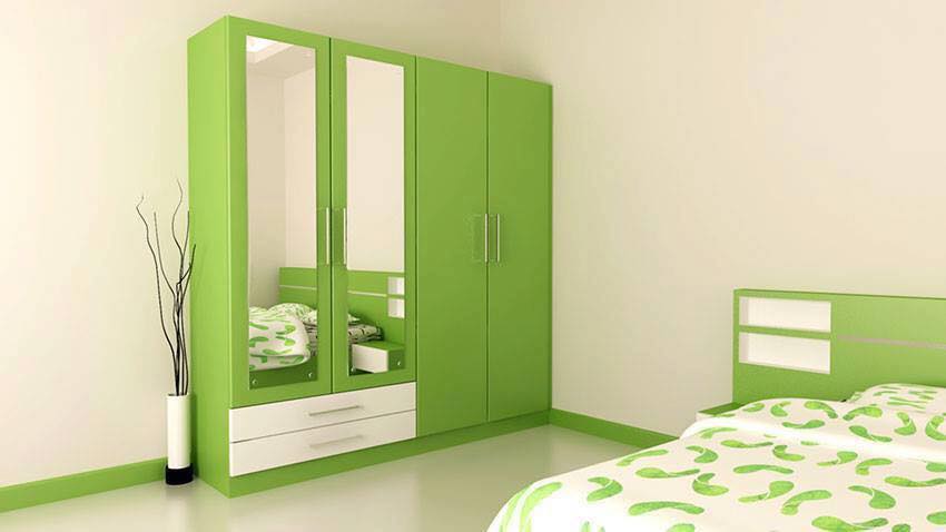 green wardrobe bedroom cabinets
