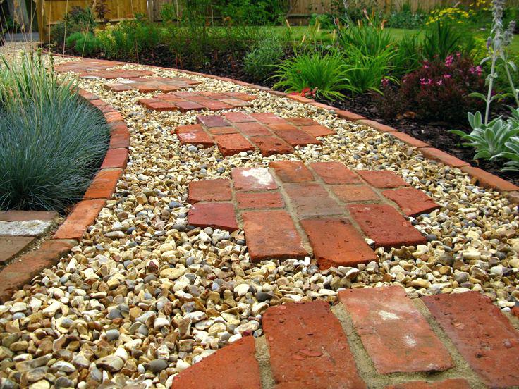 garden bricks pathway