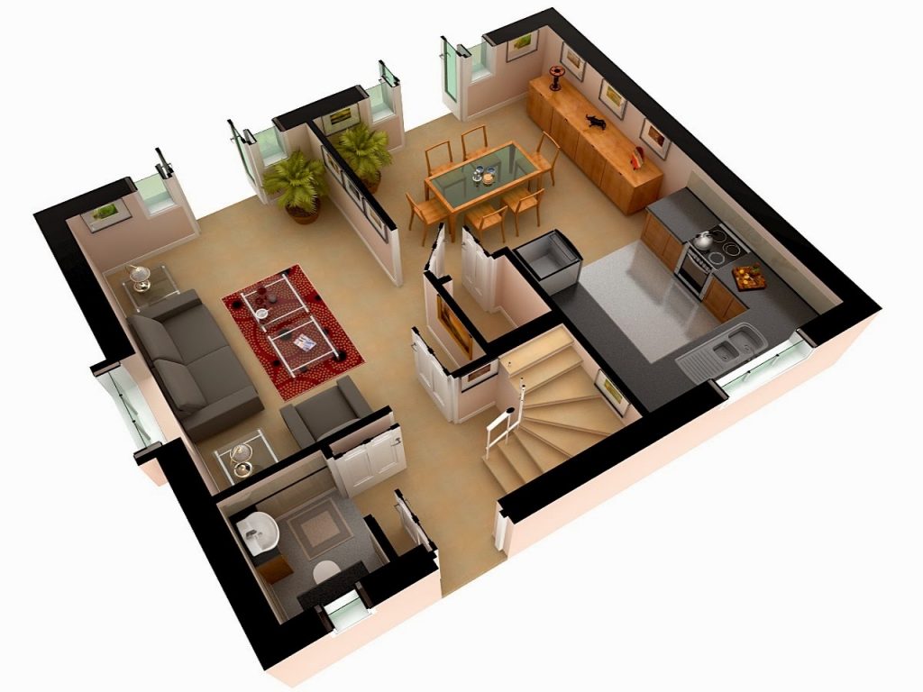 house 3D plan