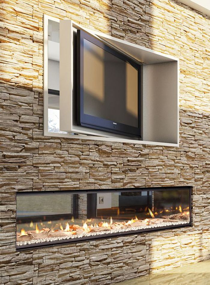 fireplace TV wall units