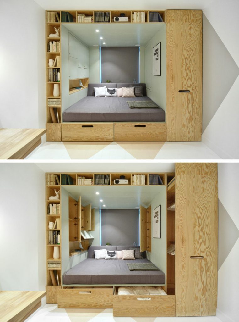 bed built-in