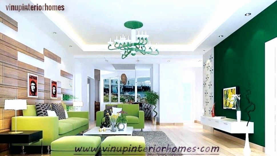 nice green living room design
