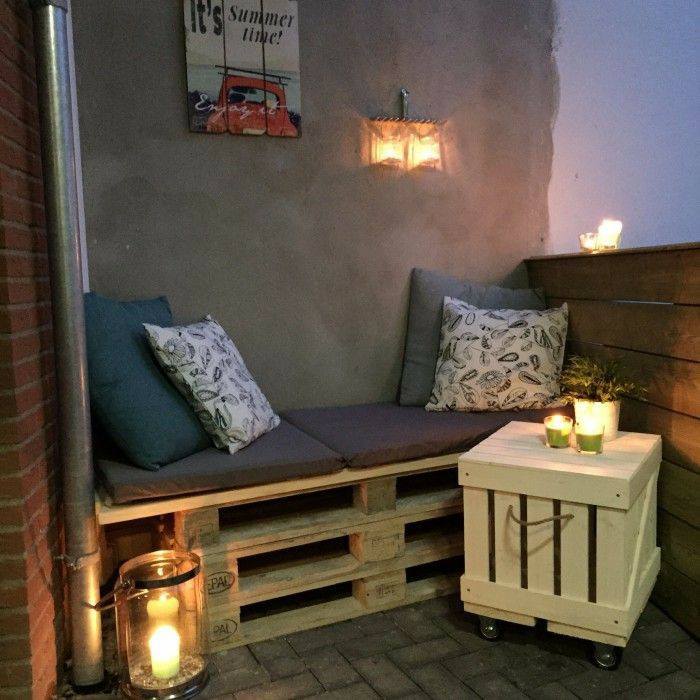 pallet bed balcony