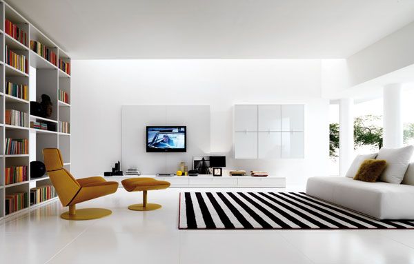white bed sofa