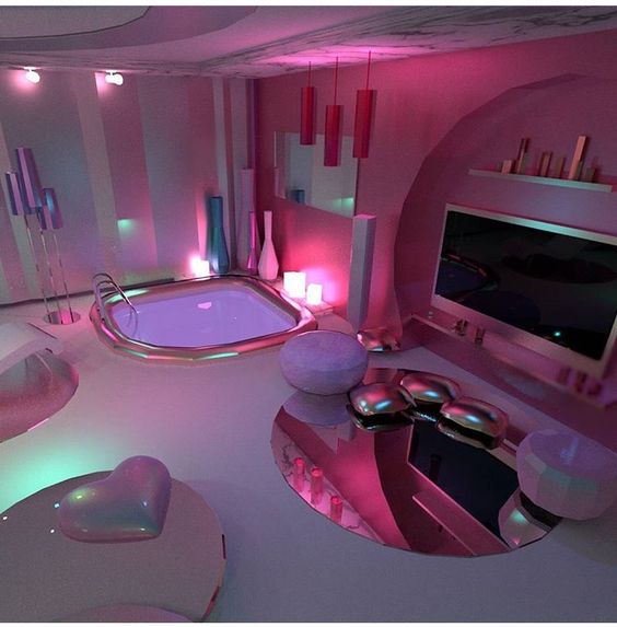 pink interior design