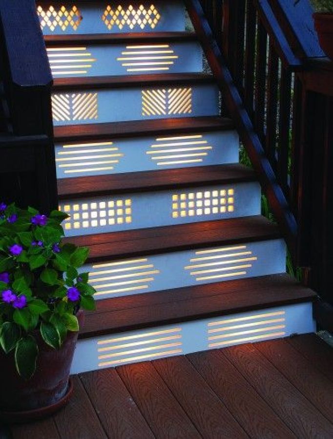 outdoor stairs lighitng
