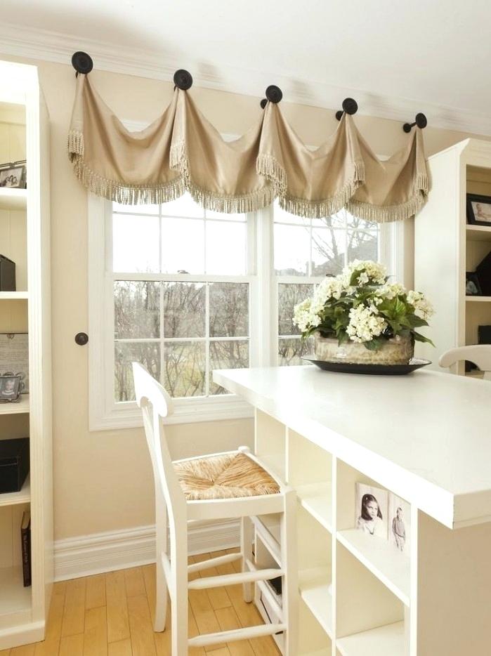 hang curtains in kitchen
