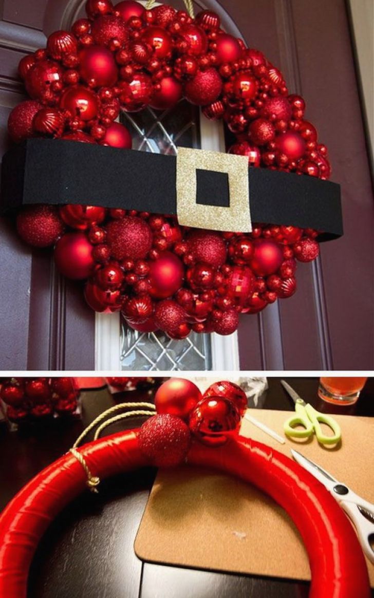 Christmas decor front door