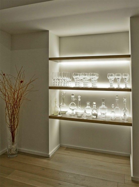 Led Light Shelves To Create Incredible, Small Led Lights For Shelves