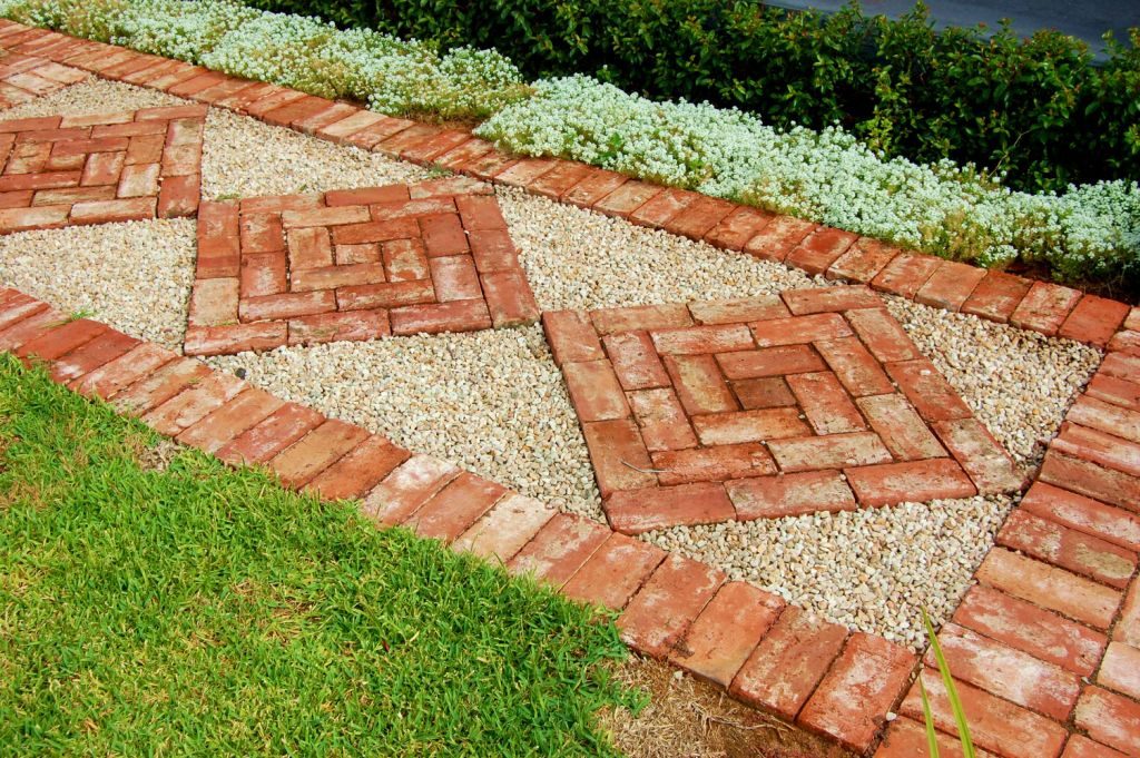 bricks pathway