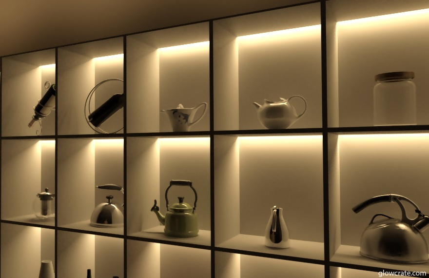 LED Light Shelves to Create Incredible Display - Decor ...