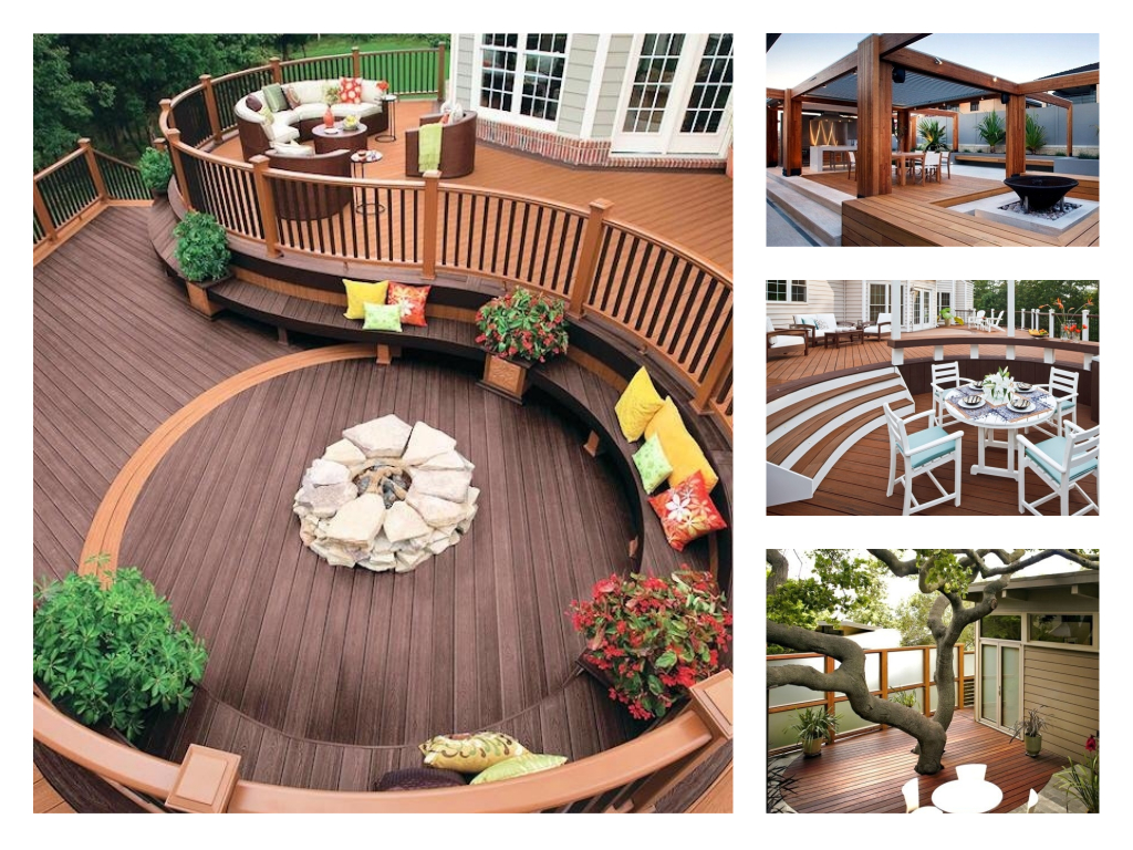 Outstanding Backyard Wooden Deck Flooring - Decor Inspirator