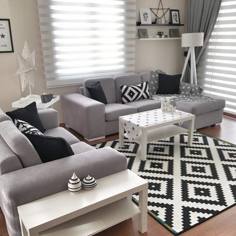 Black And White Living Room Design Worth Copying - Decor Inspirator