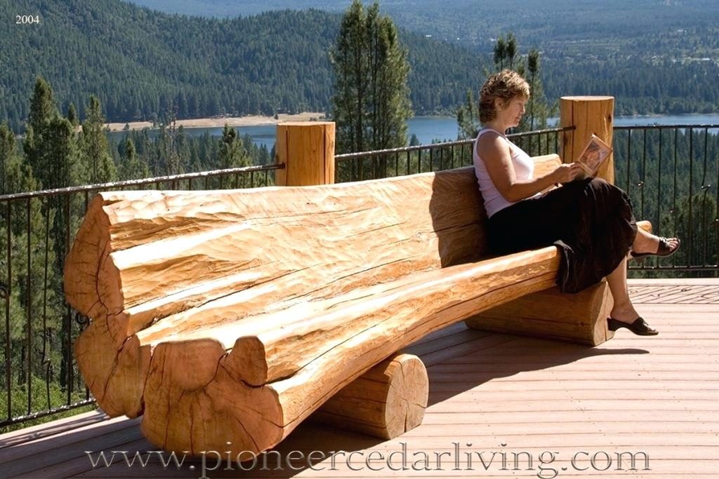Rustic Wooden Benches to Beautify the Yard - Decor Inspirator