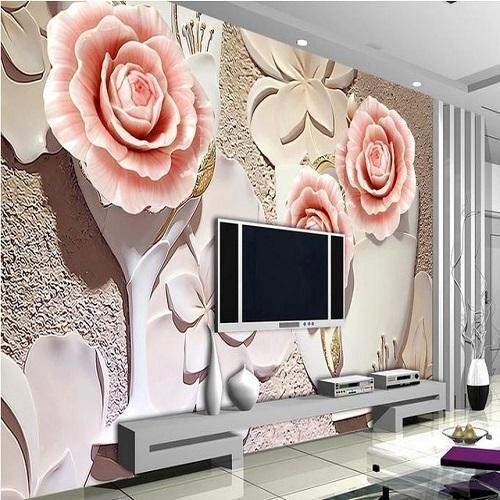 Woowpaper 3d Wallpaper For Tv Cabinet