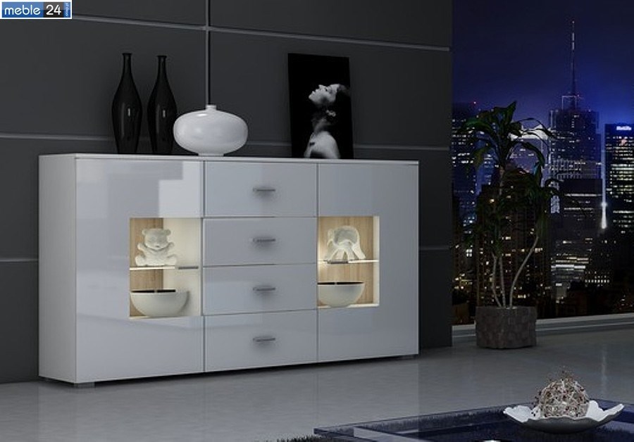modern white chest of drawers