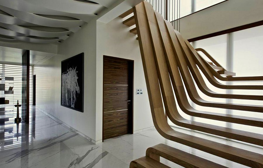 interior wooden stairs