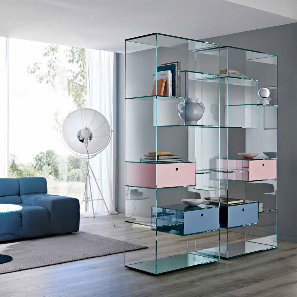 glass wall shelf