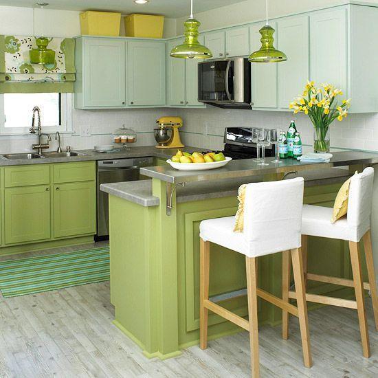 green kitchen