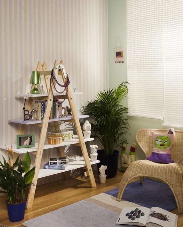 ladder shelves