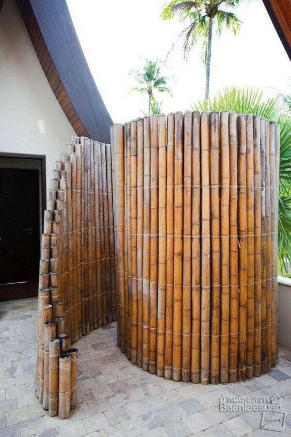 bamboo shower