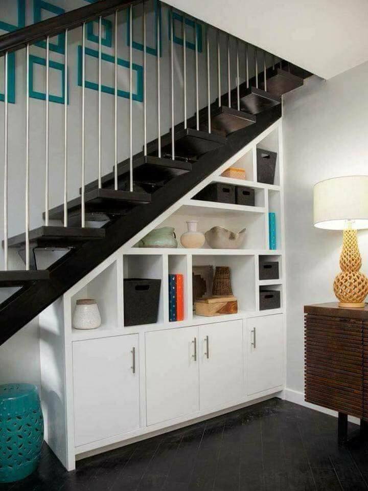 under the stairs storage