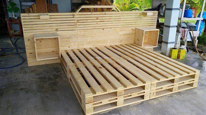 pallet bed