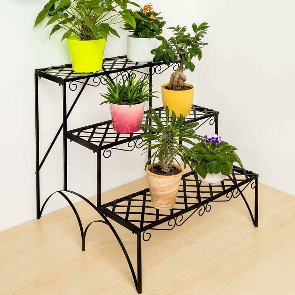 wrought iron pots