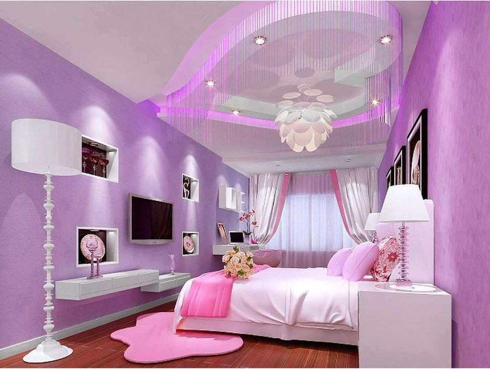 pink girl's room design