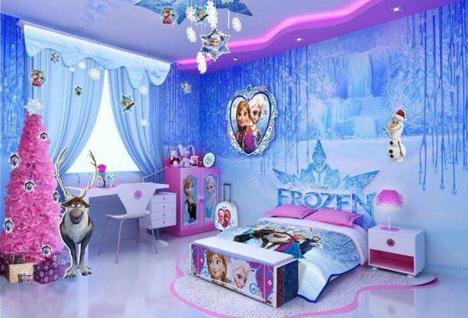 frozen themed room