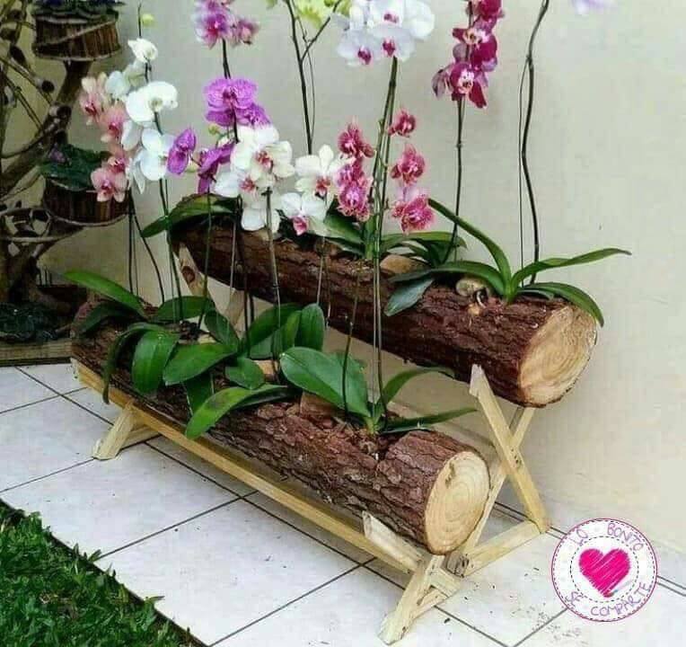 wood planters