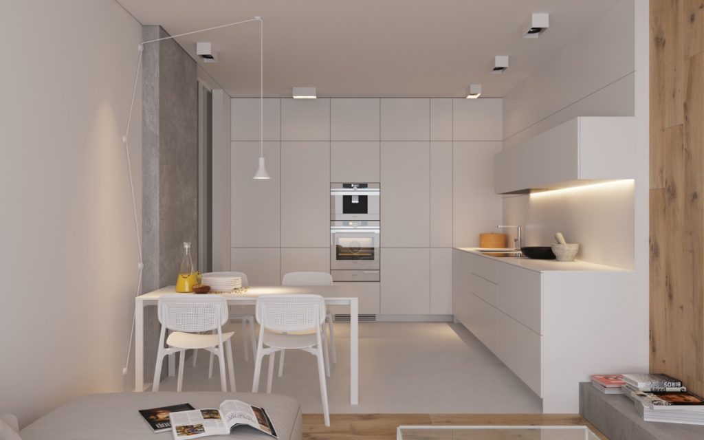 white kitchen