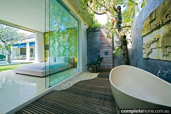 outdoor bathroom