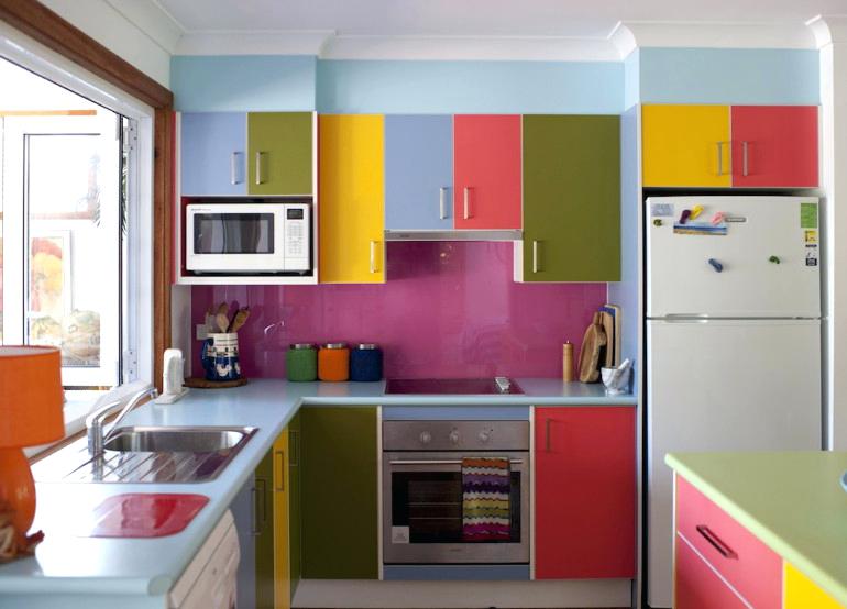 colorful kitchen design