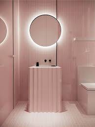 pink bath