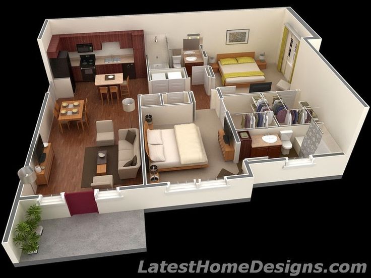 3D house plans