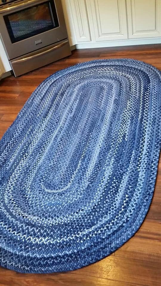 denim rug