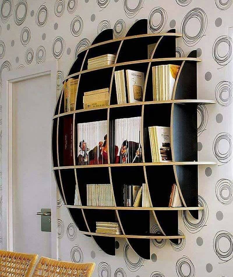 wall bookshelves
