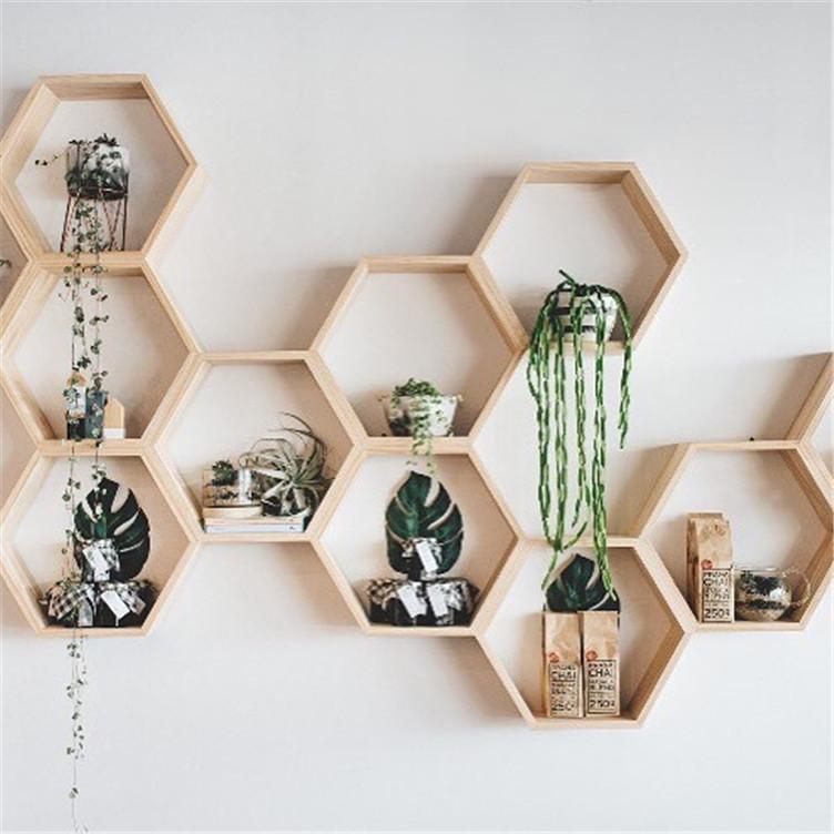 hexagon shelves