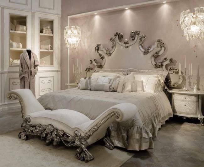 bedroom in Baroque style