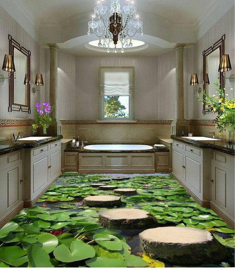 bath floor in 3D