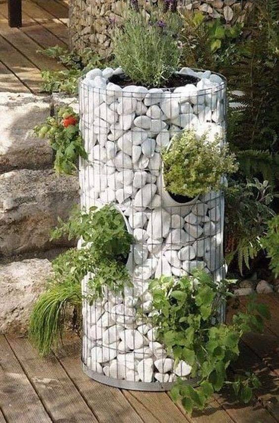 gabion planter