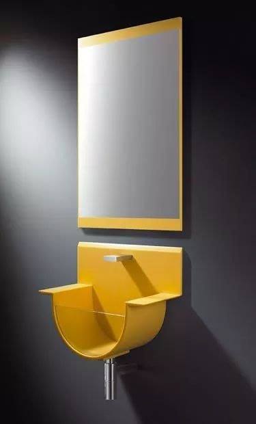 yellow sink