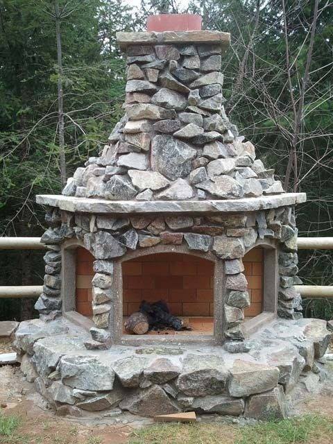 stone fire pit