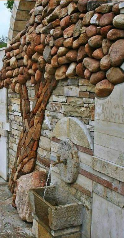 outdoor rocks wall