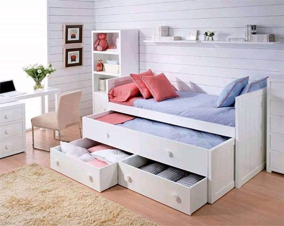 bed with storage