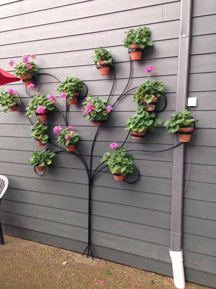 tree trellis wall decor