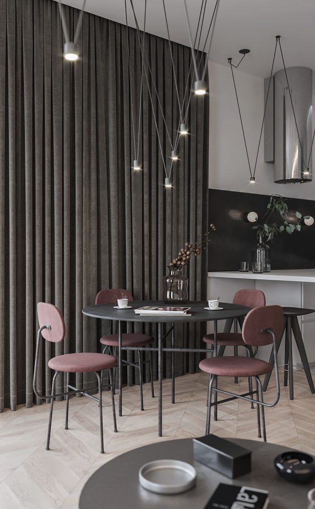 modern dining room