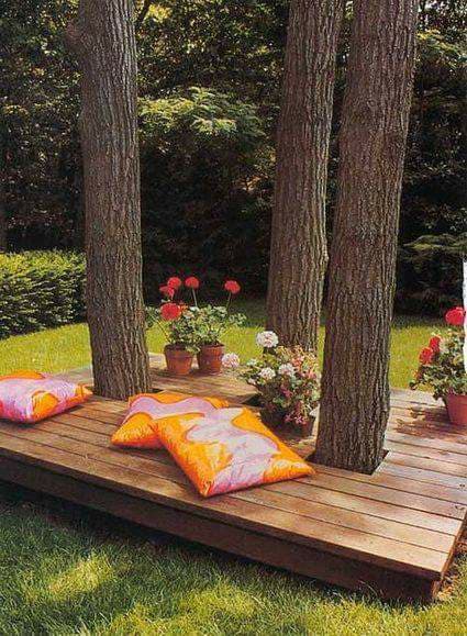 garden seating place